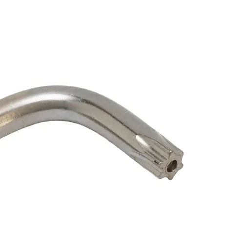 Набор ключей имбусовых Tamper-Torx, 9 шт., TT10-ТT50, 45x, закаленные, удлиненные, никель Сибртех