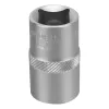 Головка торцевая, 16 мм, 6-гранная, CrV, под квадрат 1/2" Stels