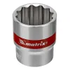 Набор торцевых головок, 3/8", 12 гранные, CrV, 9-19мм, 10 штук Matrix