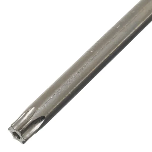 Набор ключей имбусовых Tamper-Torx, 9 шт., TT10-ТT50, 45x, закаленные, удлиненные, никель Сибртех