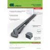 Ключ трубный рычажный КТР-0, 1/2", кованый, тип "B" Сибртех