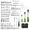 Набор инструментов, 1/2", 3/8", 1/4", пластиковый кейс 172 предм. Сибртех