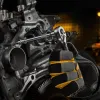 Набор инструментов, 1/2", 1/4", CrV, S2, пластиковый кейс, 100 предметов Denzel