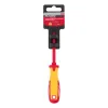 Отвертка Insulated до 1000 В, SL3,0x80 мм, CrMo, 2к рукоятка Matrix