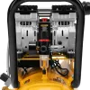 Компрессор безмаслянный малошумный DLS 2250/100, 2250 Вт, 3х750, 100 л, 410 л/мин блок упр Denzel