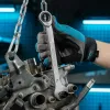 Набор ключей комбинированных трещоточных, СRV, 7 шт., 8- 19мм Gross