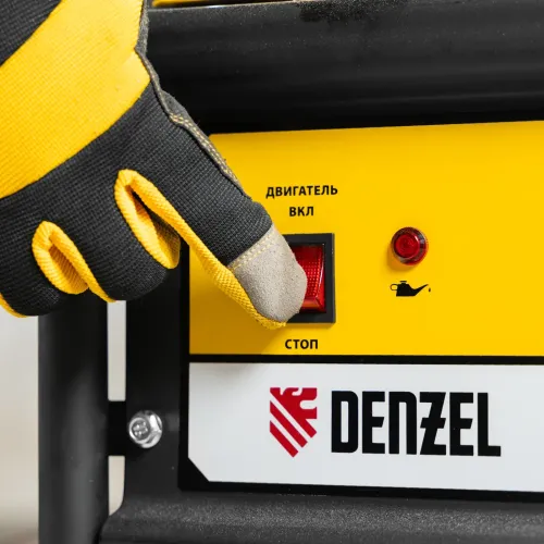 Генератор бензиновый GE-6900, 5,5 кВт, 220В/50Гц, 25 л, ручной старт Denzel