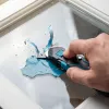Нож-скребок складной, 19мм, сменное лезвие, SK2, 5 запас. лезвий, алюмин. корпус, клипса GROSS
