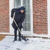 Лопата для уборки снега стальная эмалированная, 330х365 мм, без черенка, Россия Сибртех