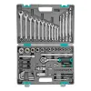 Набор инструментов, 1/2", 1/4", CrV, пластиковый кейс 88 предметов Stels