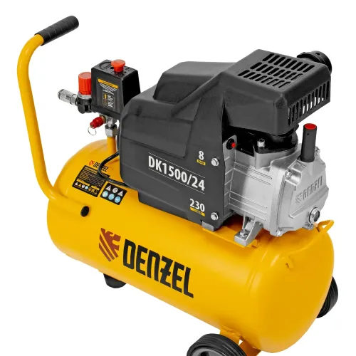 Компрессор воздушный DK1500/24,Х-PRO 1,5 кВт, 230 л/мин, 24 л Denzel