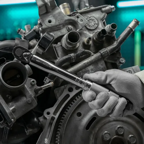 Ключ динамометрический, 5-24 Нм, 1/4, CrV, хромированная Stels