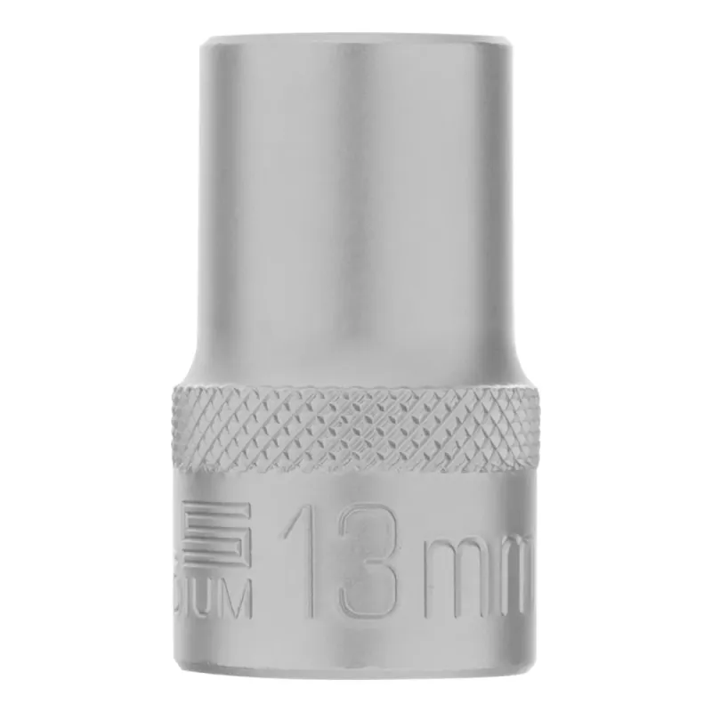 Головка торцевая, 13 мм, 6-гранная, CrV, под квадрат 1/2" Stels