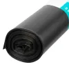 Пакеты для мусора 240 л x 10 шт. пвд особопрочные черные, длинный ролик, Home Palisad
