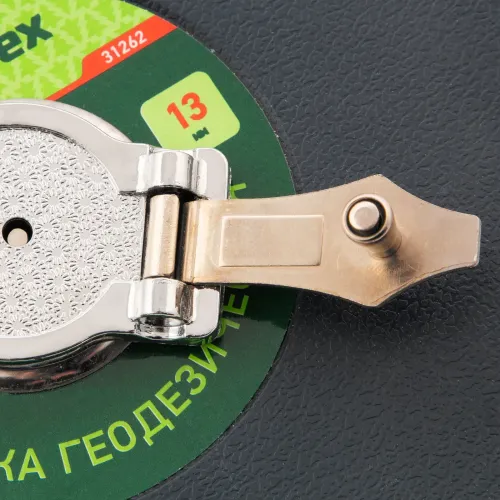 Рулетка геодезическая 30 м х 13 мм, закрытый корпус, фиберглассовая лента Сибртех