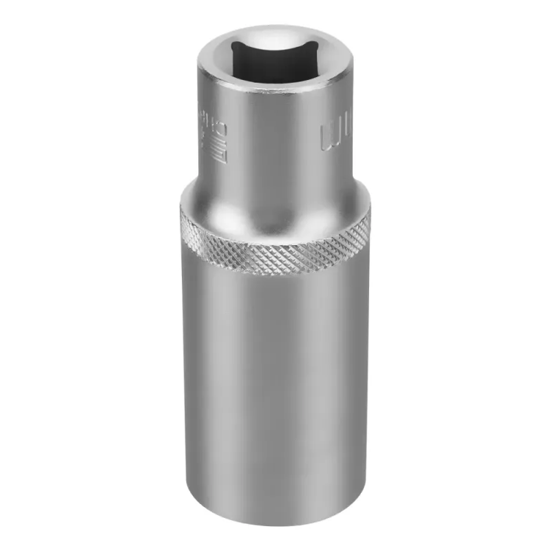 Головка торцевая удлиненная, 22 мм, 6-гранная, CrV, под квадрат 1/2", Stels