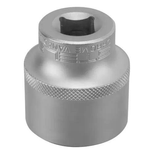 Головка торцевая, 32 мм, 12-гранная, CrV, 1/2", хромированная Stels