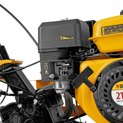 Мотоблок DPT-370S, 7 л.с., ремен.сцеп, фрез 3х4, ШОМ, передачи 3В/1Н Denzel