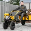 Мотоблок DPT-370S, 7 л.с., ремен.сцеп, фрез 3х4, ШОМ, передачи 3В/1Н Denzel