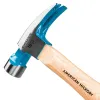 Молоток-гвоздодер,280 г, угол 75, магнит, обрезиненная рукоятка AMERICAN HICKORY GROSS