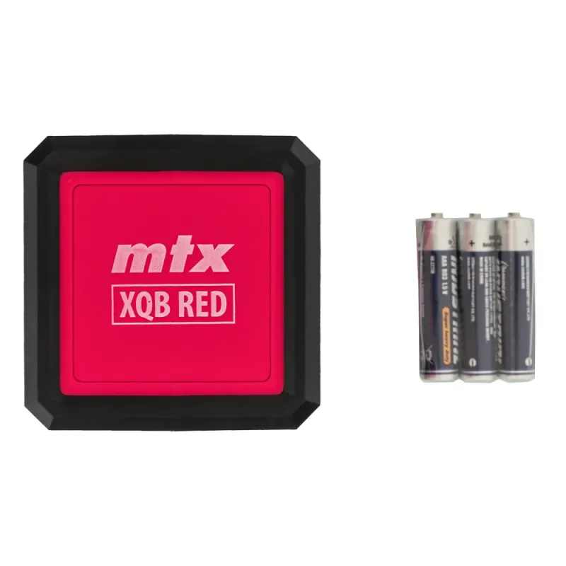 Лазерный уровень XQB RED Basic SET, 10 м, красный луч, батарейки, резьба 1/4" MTX