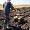 Мотоблок DPT-370X, 7 л.с, дисковое сцепление, ширина 90 см, глубина 35 см, фрез 3 х 4, ВОМ, передачи 3В/1Н Denzel