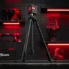 Лазерный уровень QBC GREEN Pro SET, 20 м, зеленый луч, батарейки, штатив MTX