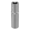 Головка торцевая удлиненная, 15 мм, 6-гранная, CrV, под квадрат 1/2", Stels