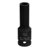 Головка ударная удлиненная шестигранная, 10 мм, 1/2", CrMo Stels