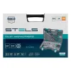 Набор инструментов, 1/2", 1/4", CrV, пластиковый кейс 76 предметов Stels