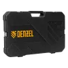 Набор инструментов, 1/2", 1/4", 3/8", CrV, S2, пластиковый кейс, 216 предметов Denzel