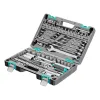 Набор инструментов, 1/2", 1/4", CrV, пластиковый кейс 82 предмета Stels