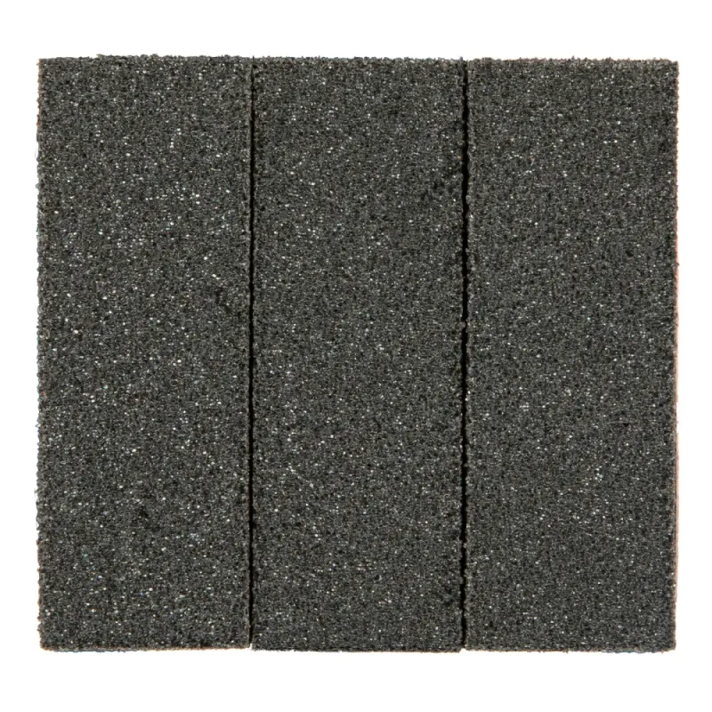 Губка для шлифования, 100 х 70 х 25 мм, мягкая, 3 шт., P 60/80, P 60/100, P 80/120 Matrix