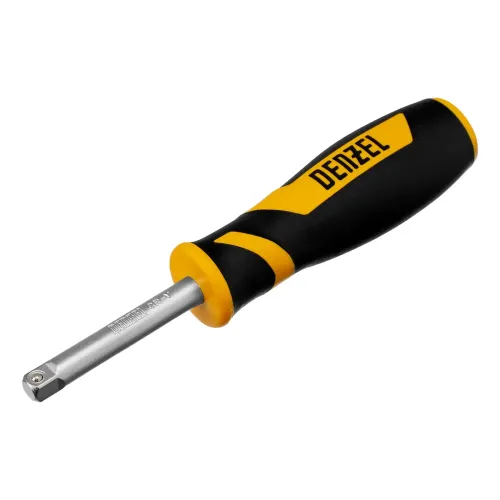 Набор инструментов, 1/2", 1/4", 3/8", CrV, S2, пластиковый кейс, 216 предметов Denzel