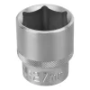 Головка торцевая, 27 мм, 6-гранная, CrV, под квадрат 1/2", Stels