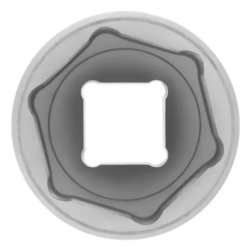 Головка торцевая, 27 мм, 6-гранная, CrV, под квадрат 1/2", Stels