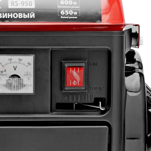 Генератор бензиновый RS-950, 0,8 кВт, 230 В, 2-х такт., 4 л, ручной стартер MTX