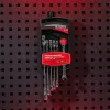 Набор ключей комбинированных трещоточных 8-17 мм, 6 шт., CrV Matrix