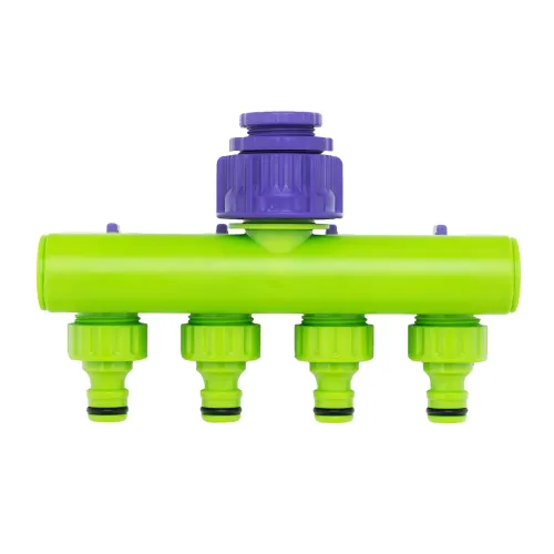 Разветвитель четырёхканальный 1/2"-3/4", регулируемый Palisad