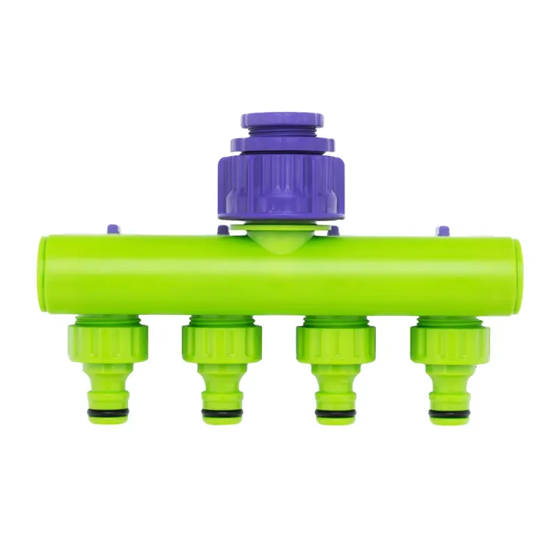 Разветвитель четырёхканальный 1/2"-3/4", регулируемый Palisad