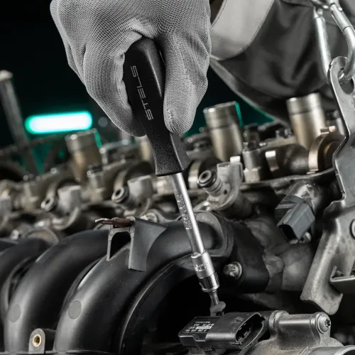 Набор инструментов, 1/4", 1/2", Cr-V, S2, усиленный кейс, 119 предметов Stels