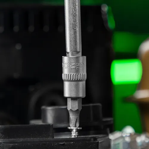 Набор инструментов, 1/2", 1/4", пластиковый кейс, 94 предмета Сибртех