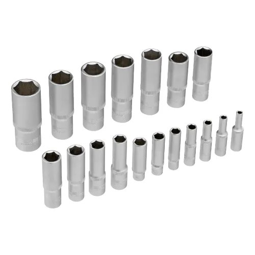 Набор инструментов, 1/4", 3/8", 1/2", Cr-V, S2, усиленный кейс, 216 предметов Stels