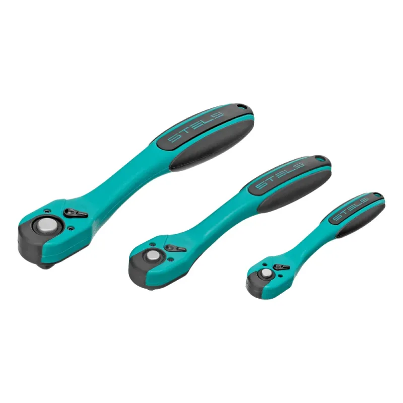 Набор инструментов, 1/4", 3/8", 1/2", Cr-V, S2, усиленный кейс, 216 предметов Stels
