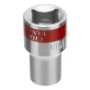 Головка торцевая, 11 мм, 12-гранная, CrV, под квадрат 1/2", хромированная Matrix