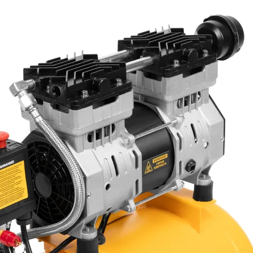 Компрессор DLS950/24 безмаслянный малошумный 950 Вт, 165 л/мин,ресивер 24 л Denzel