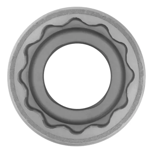 Головка торцевая, 17 мм, 12-гранная, CrV, под квадрат 1/2", хромированная Stels