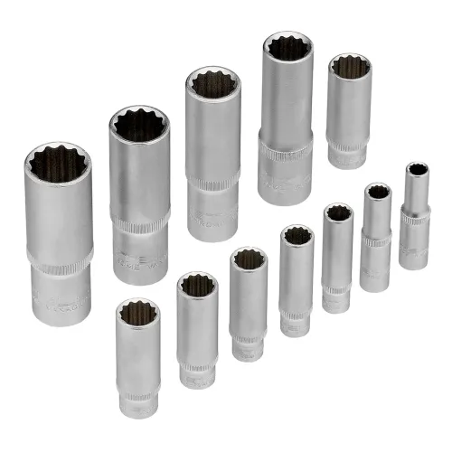 Набор инструментов 1/2", 1/4", CrV, 12 гранные головки, пластиковый кейс, 94 предмета Stels