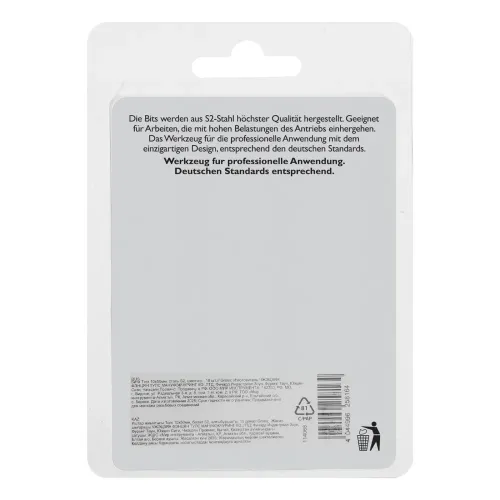 Бита Torx 10х50мм, сталь S2, шестигр., 10 шт. Gross
