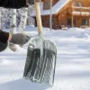 Лопата для уборки снега стальная оцинкованная, 330х365 мм, без черенка, Россия Сибртех